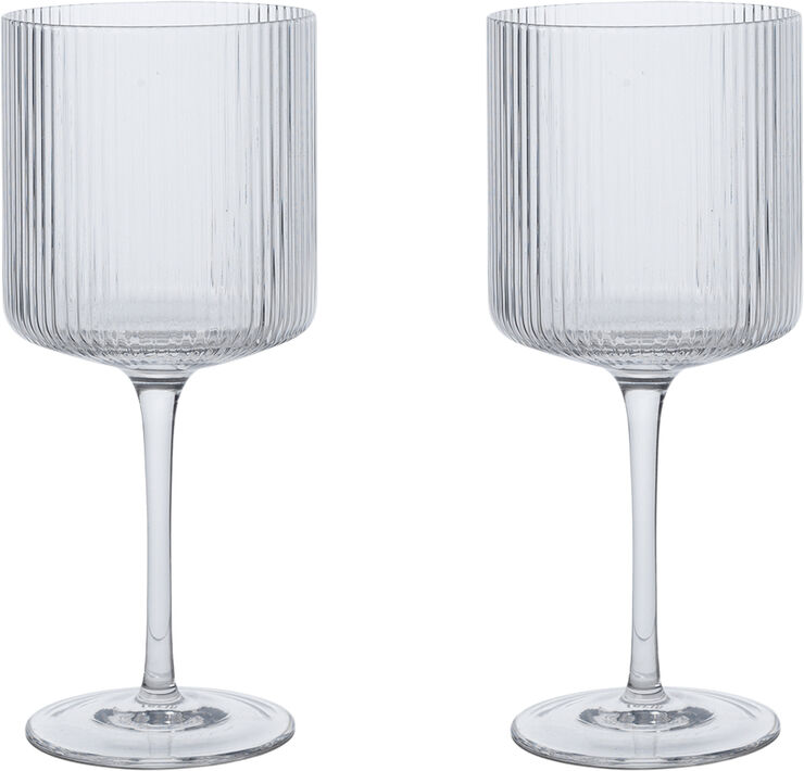 Ripple Red Wine Glasses - Set of 2