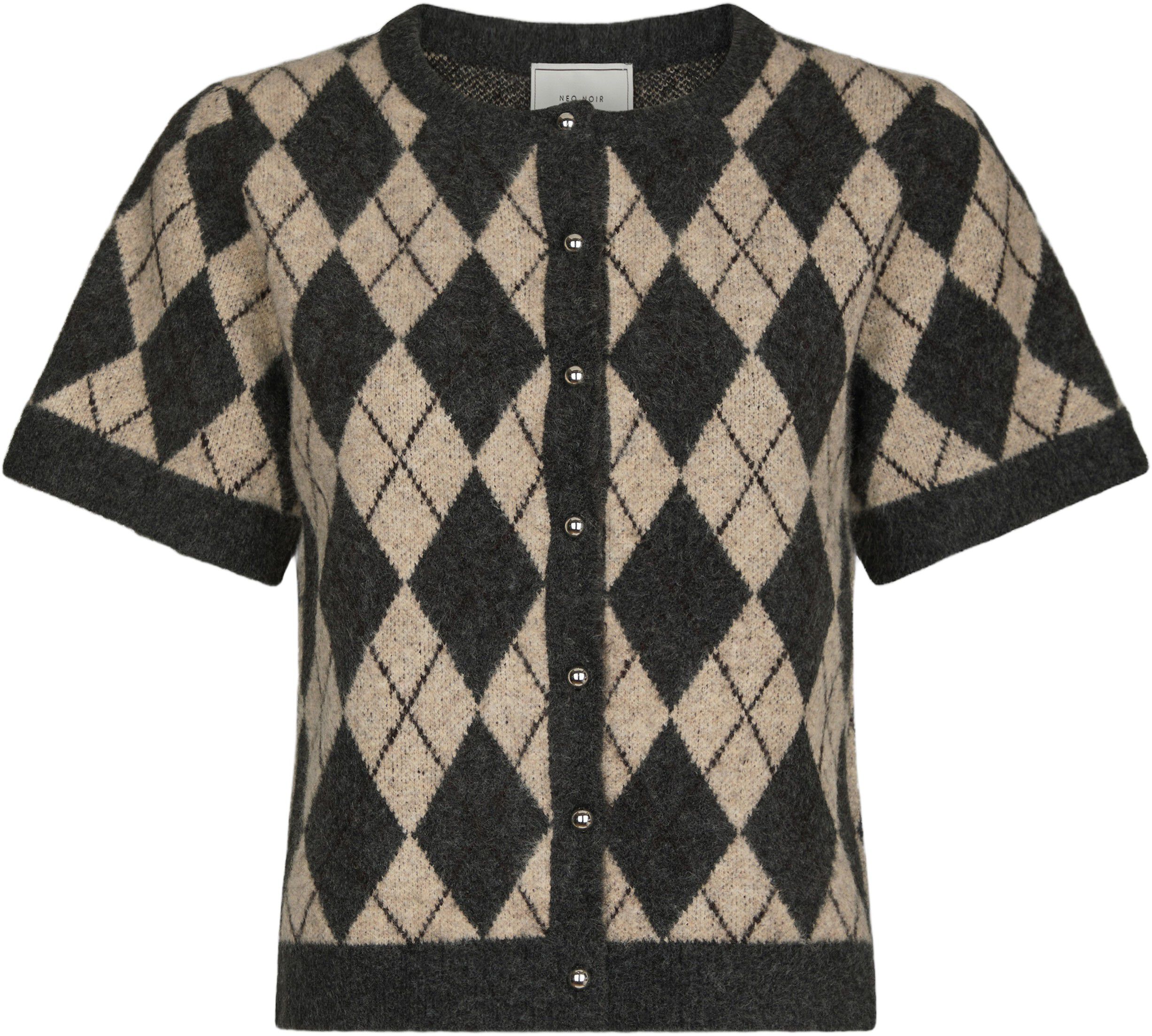 Allestar Check Knit Cardigan