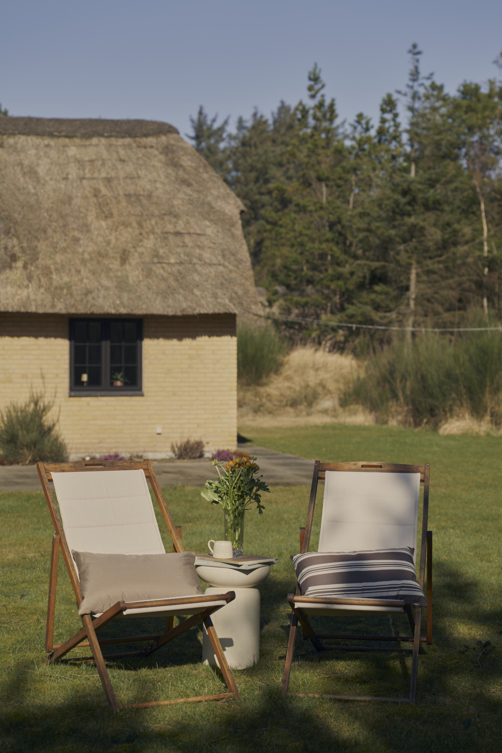 Fossflakes utomhuskudde 40x60 cm. Taupe