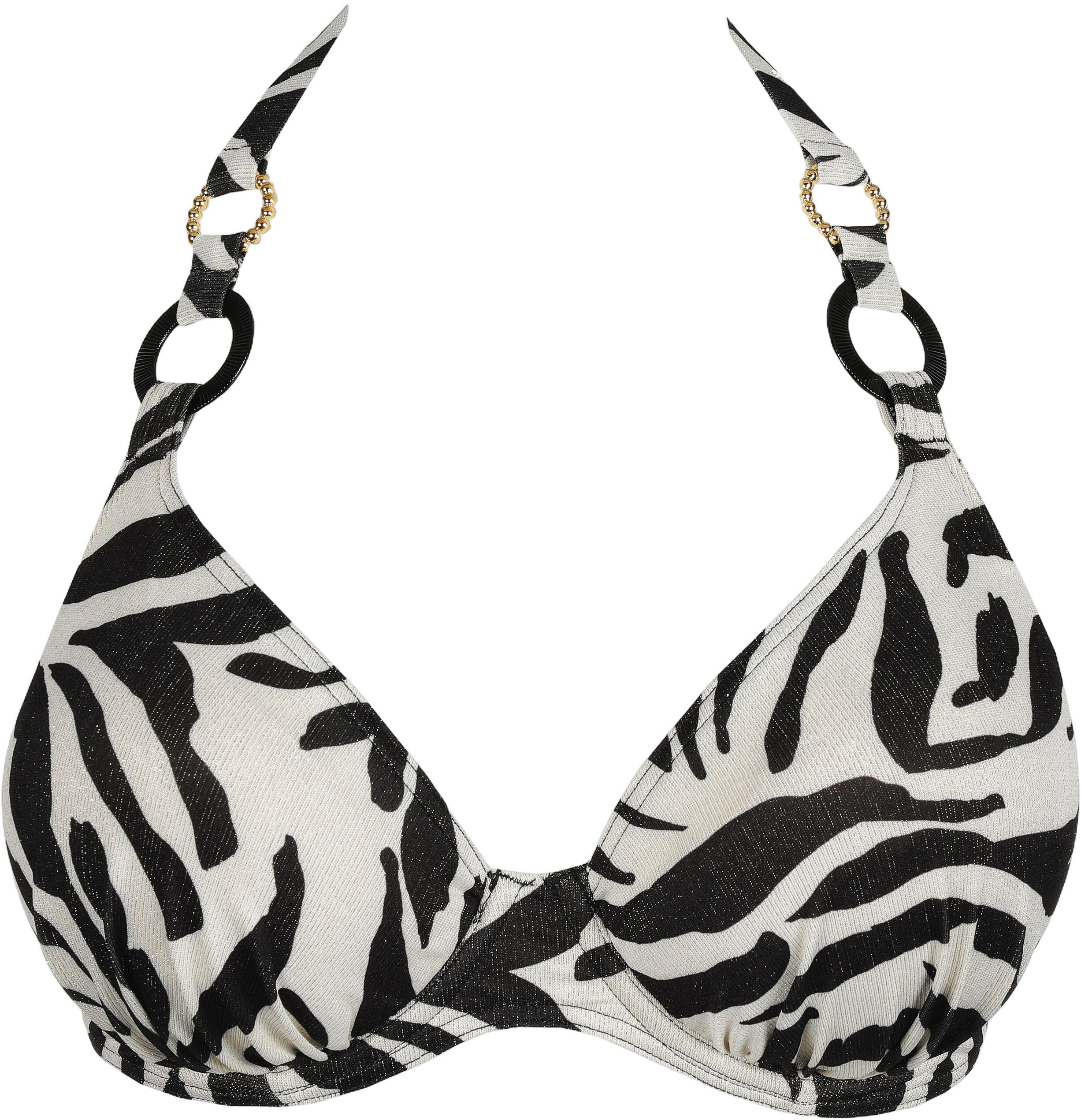 Dalice half padded plunge bikini top