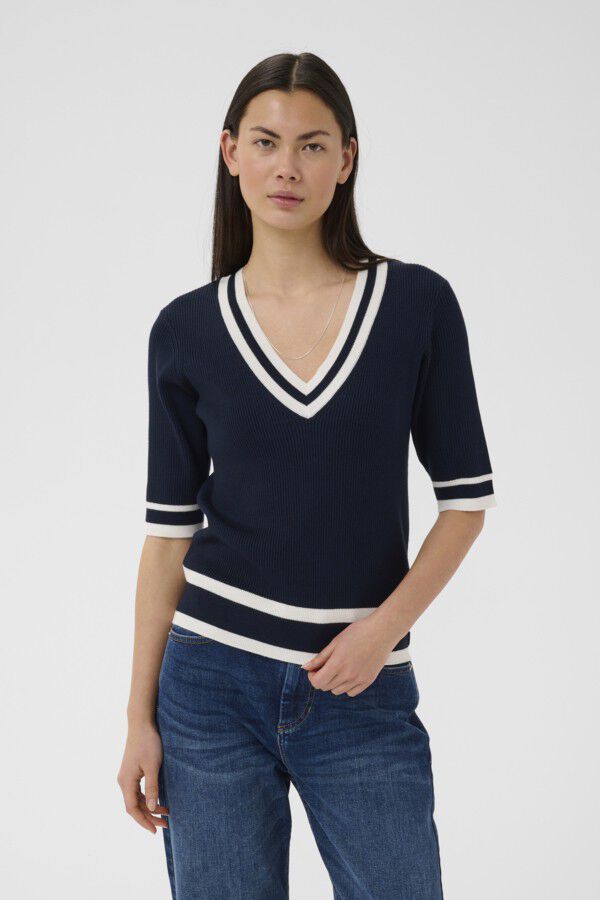 LeenahIW V-Neck Blouse