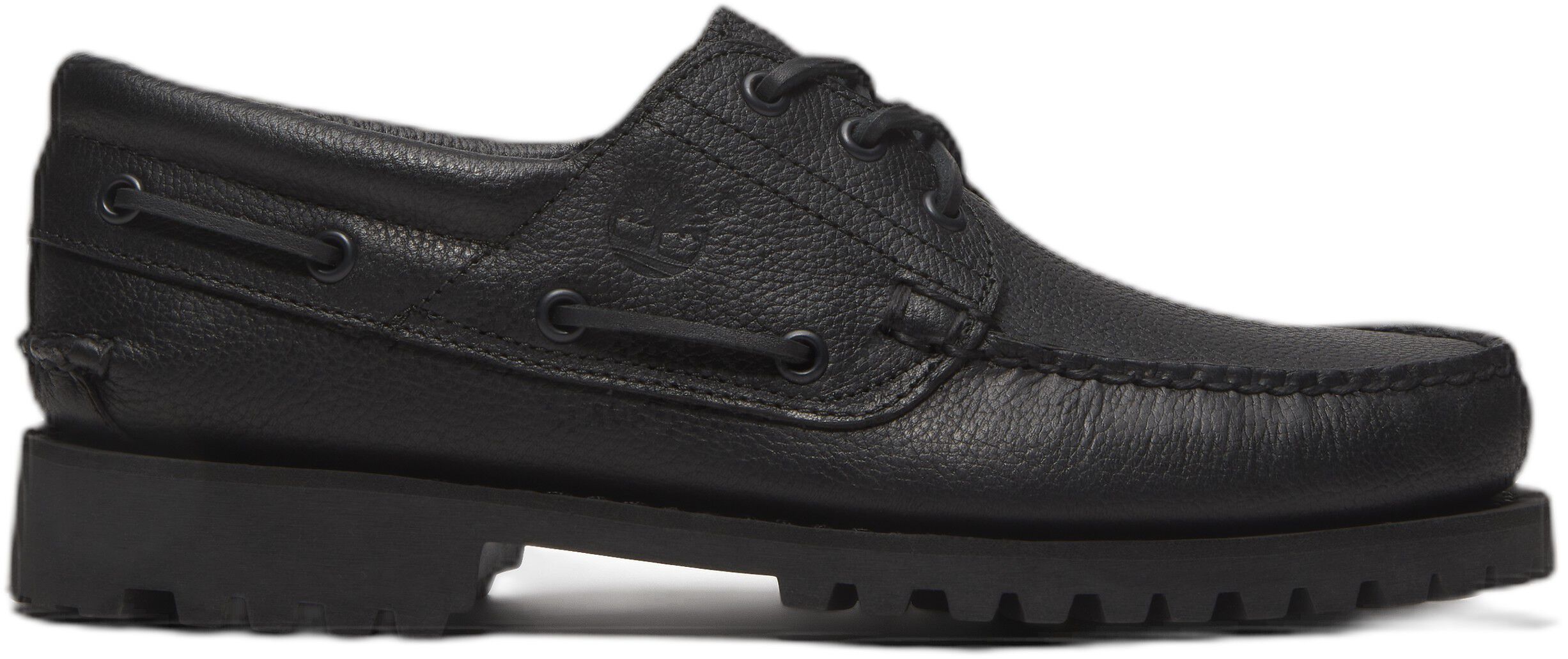 AUTH BOAT SHOE BLACK, Wide