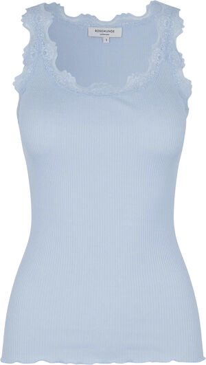 Silk top w/ lace