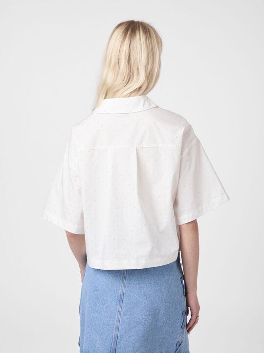 Jasie Poplin Stone Shirt