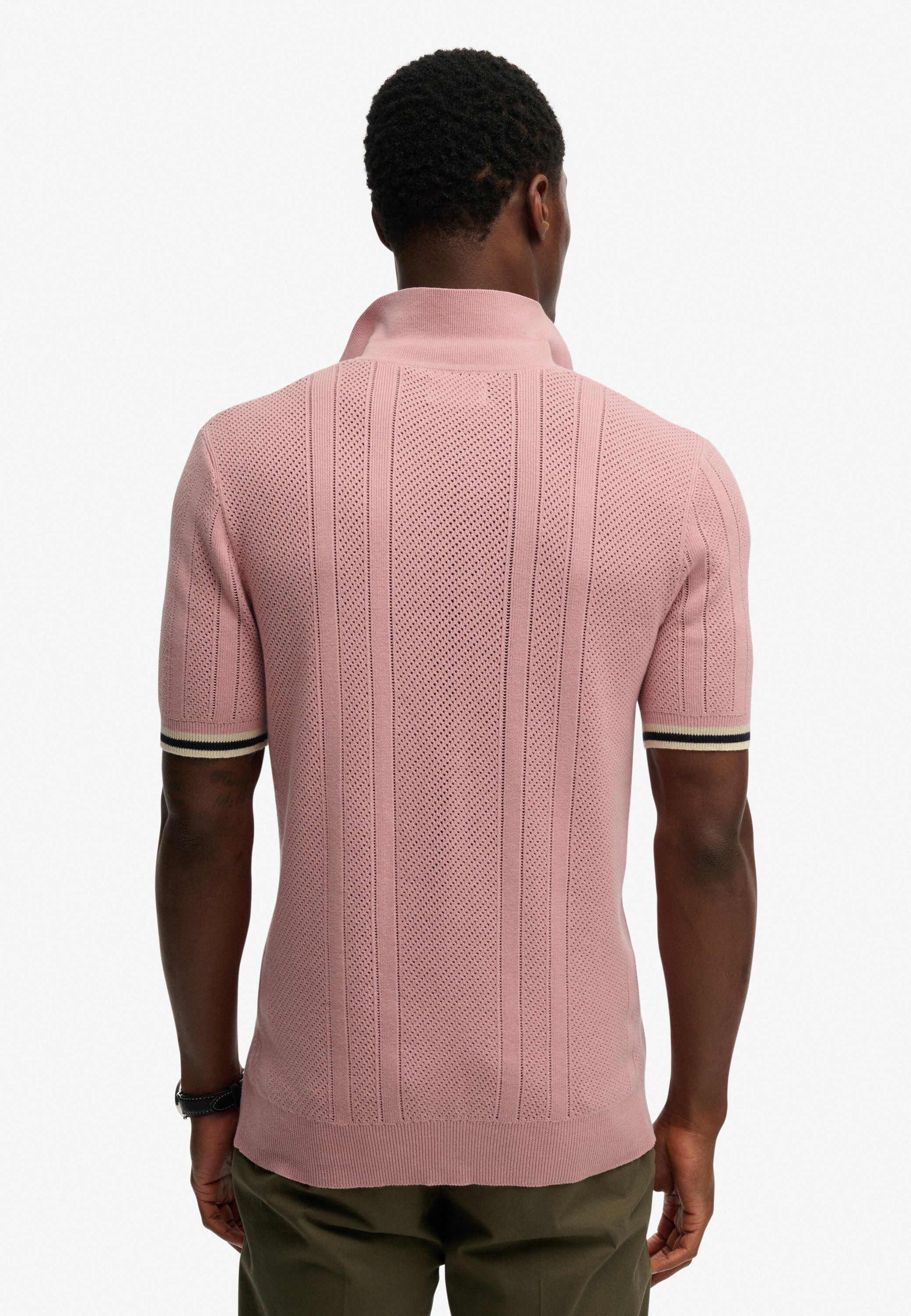 KNITTED TEXTURE S/S POLO