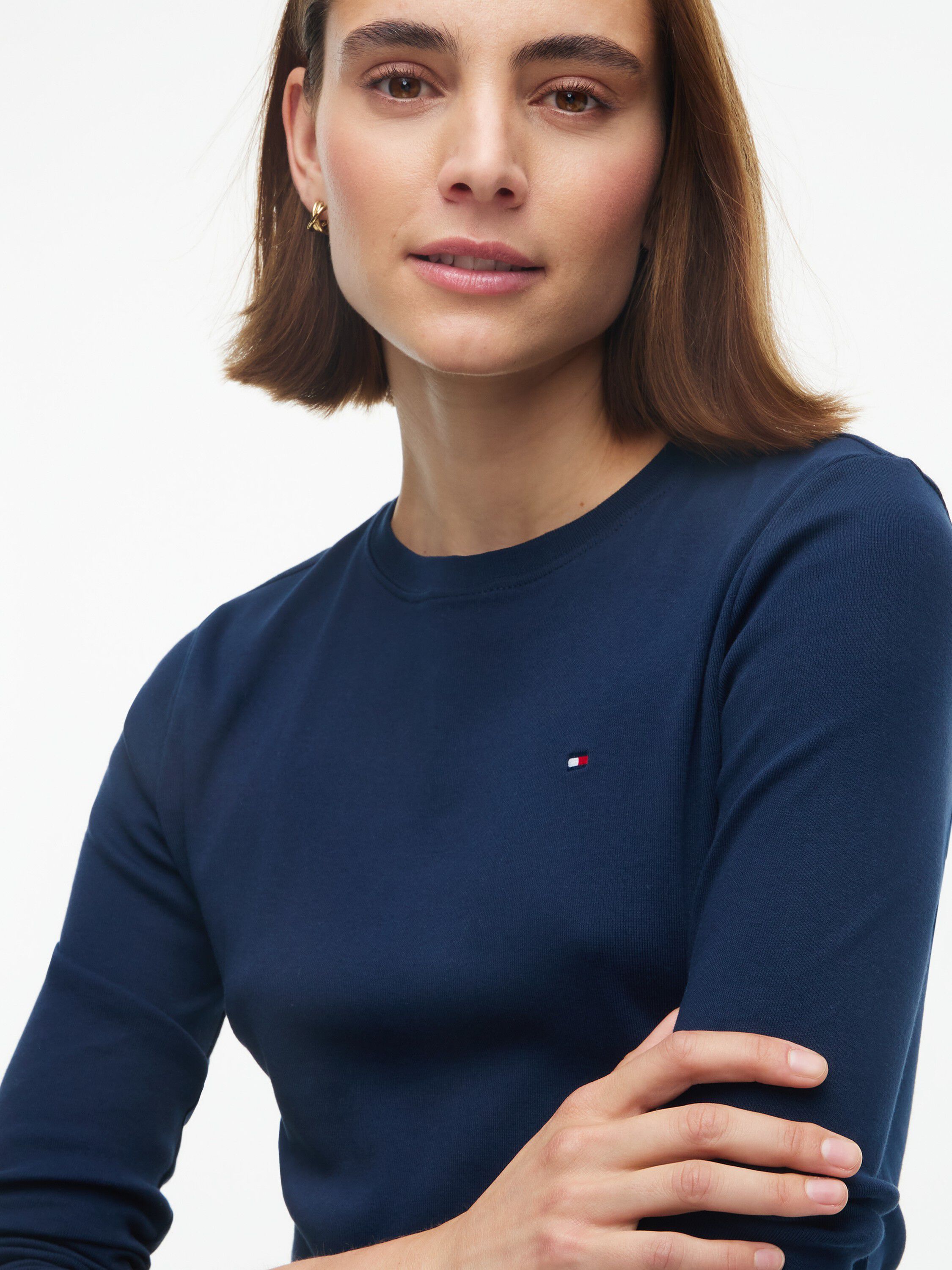 Slim Crew Neck Long Sleeve T-Shirt