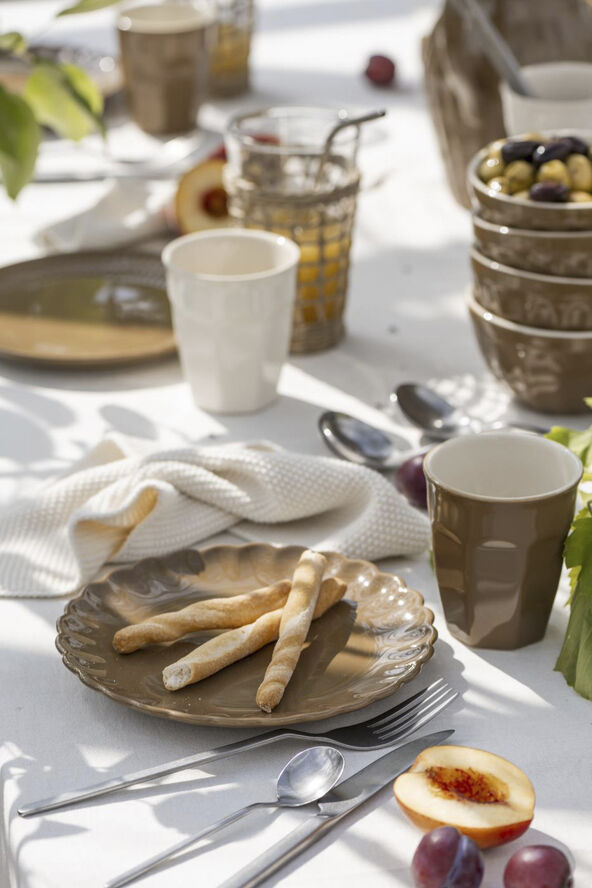 Cafe latte krus Mynte Pure White