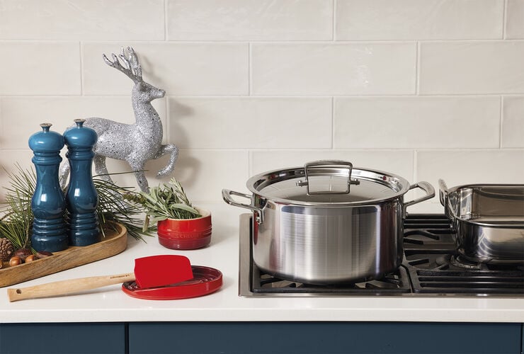 Oval grydeskeholder 15cm Cerise