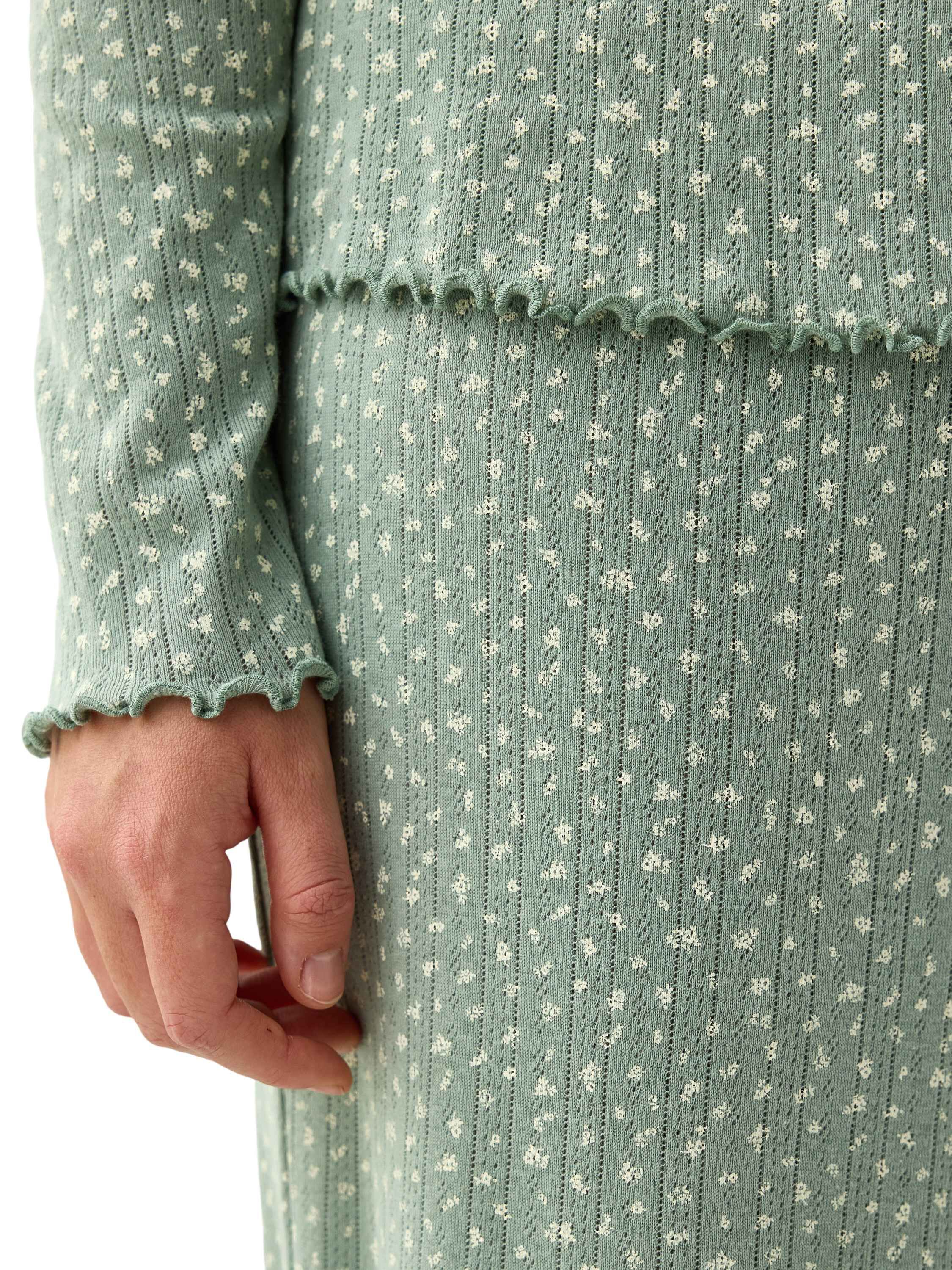 Vida pyjamasbyxor i pointelle