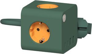 Ampie wired Kraftverk med flera uttag