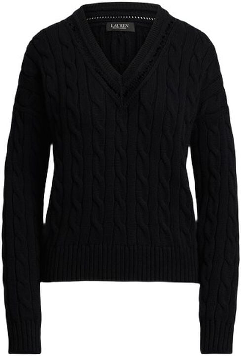 Cable-and-Pointelle-Knit Cricket Sweater