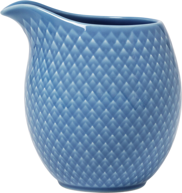 Rhombe Color Mælkekande 39 cl blå porcelæn