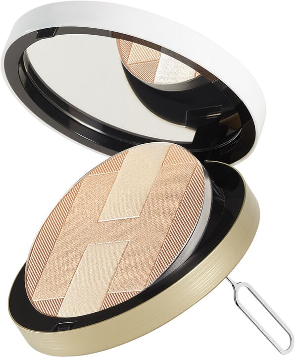 Hermès Plein Air, H TRIO iridescent mineral powder, Corail Mojave