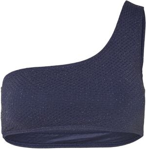 PCLEANA BIKINI DRAPE TOP LUREX