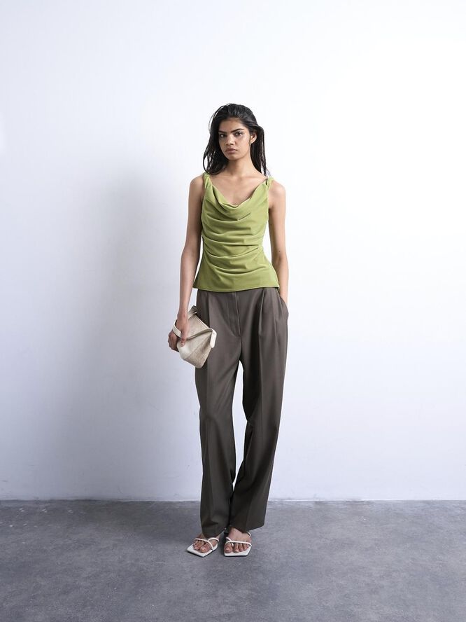 TSNINA COWL NECK CAMI