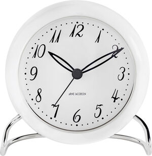 AJ LK bordur, hvid/hvid, Ø 11 cm, alarm