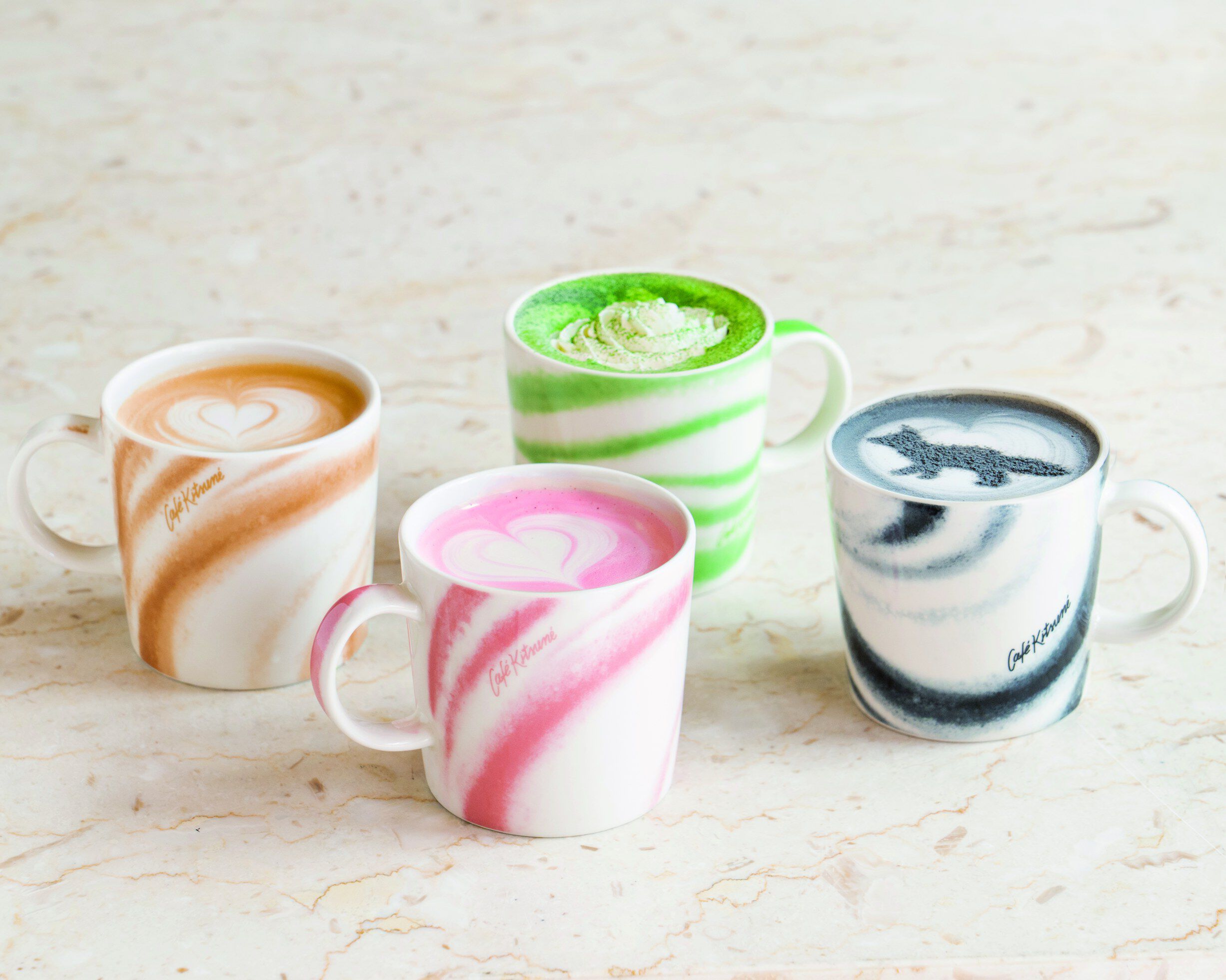 Cafe Kitsun&eacute; krus 0,3L matcha