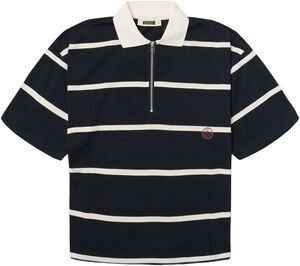 WBHiro S/S Stripe Zip Polo