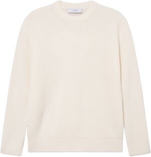Eddie Wool Rib Crewneck Knit