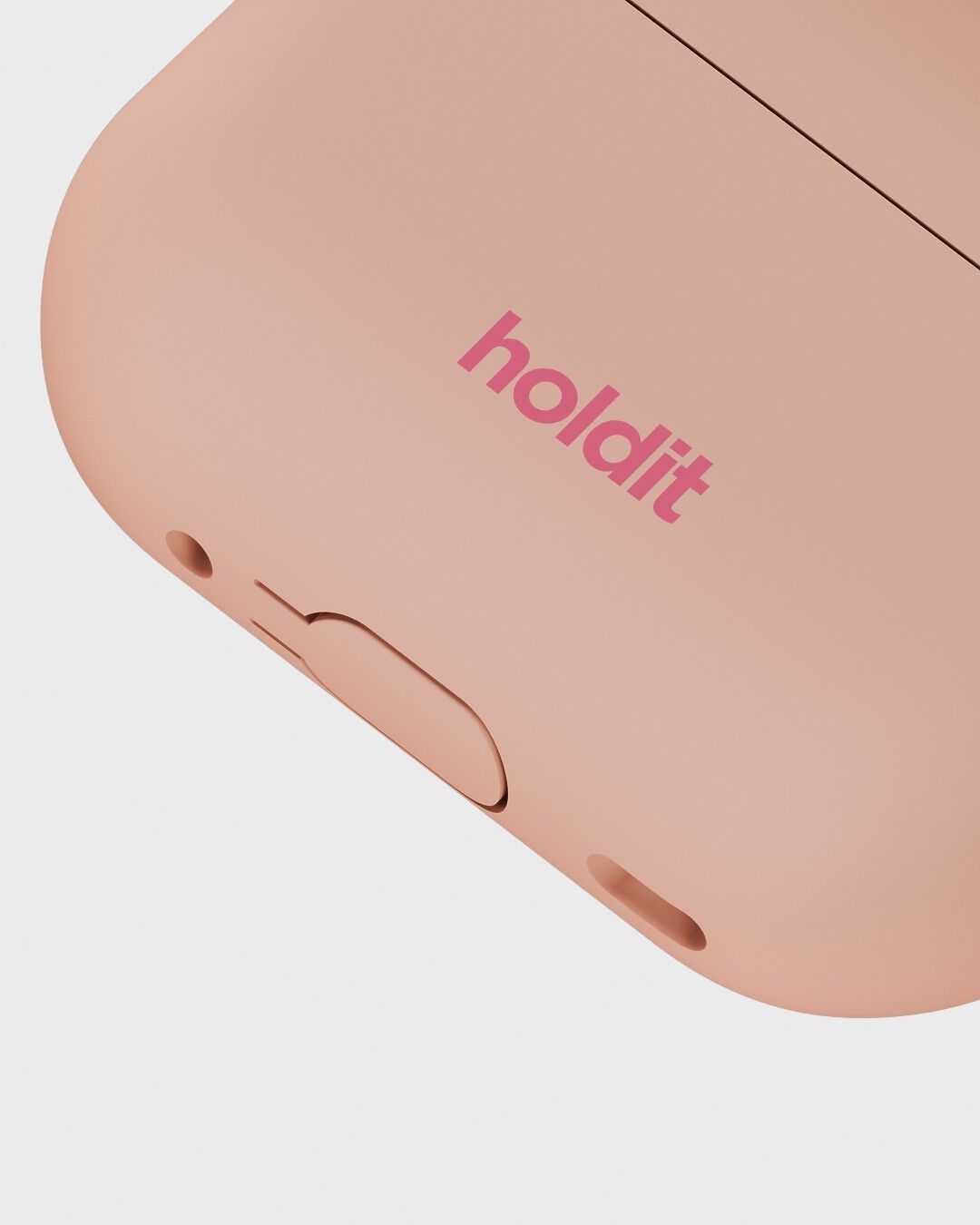 Silicone Case Solid AirPods Pro 1&2 Bare Pink