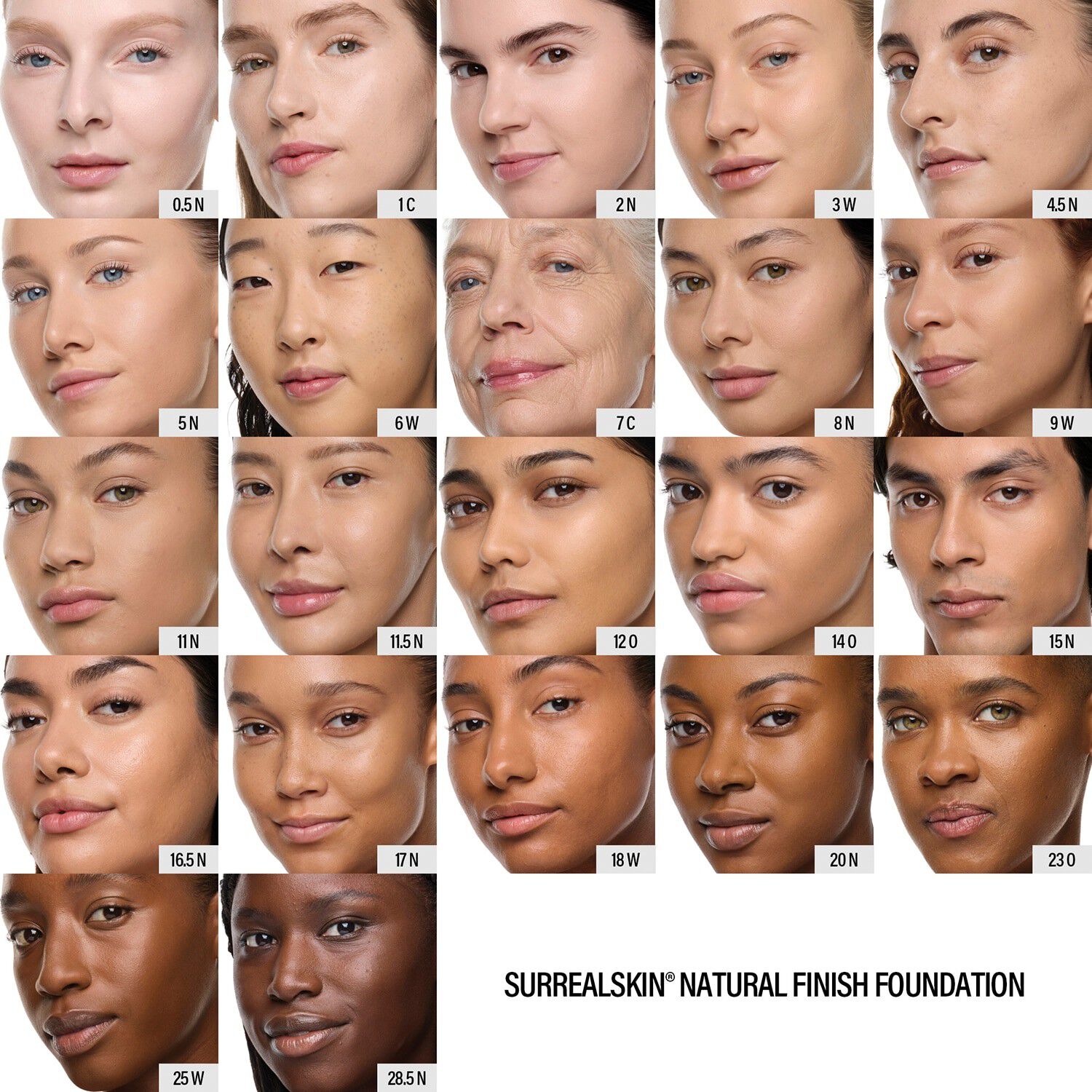 SurrealSkin Natural Finish Foundation - Naturlig flytande foundation