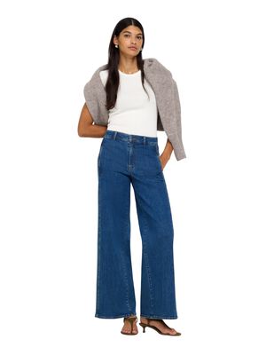 Trousers denim Noomi mid blue