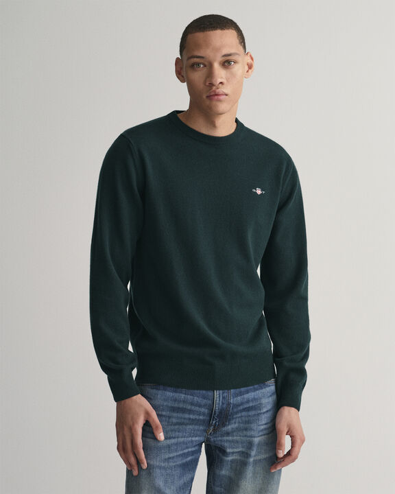 SUPERFINE LAMBSWOOL C-NECK