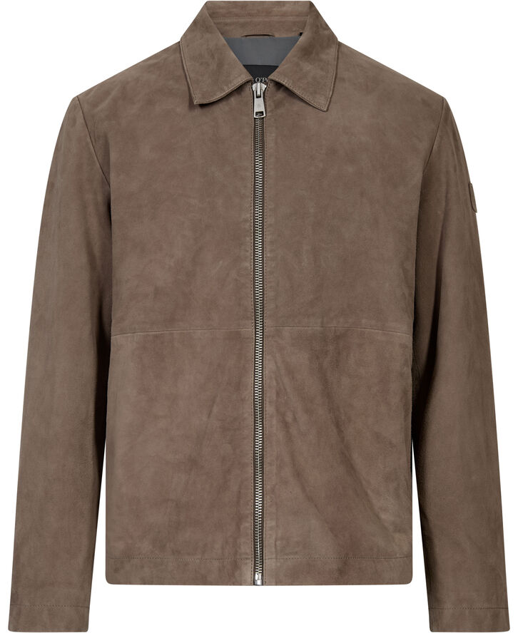 Jacket, suede leather