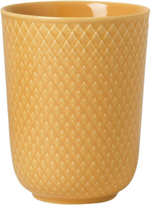 Rhombe Krus 33 cl gul porcelæn