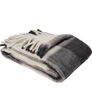 Medium fluffy pl&auml;d, rutig