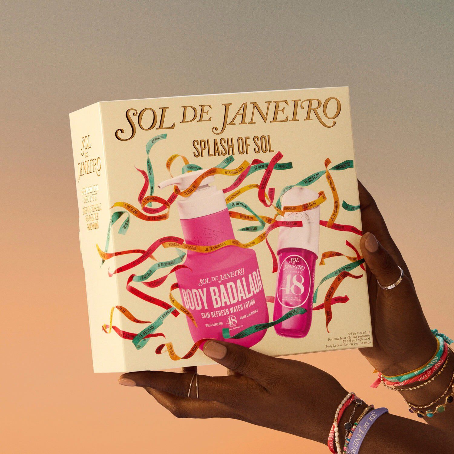 Splash of Sol - Set med uppfriskande kroppslotion och doftmist