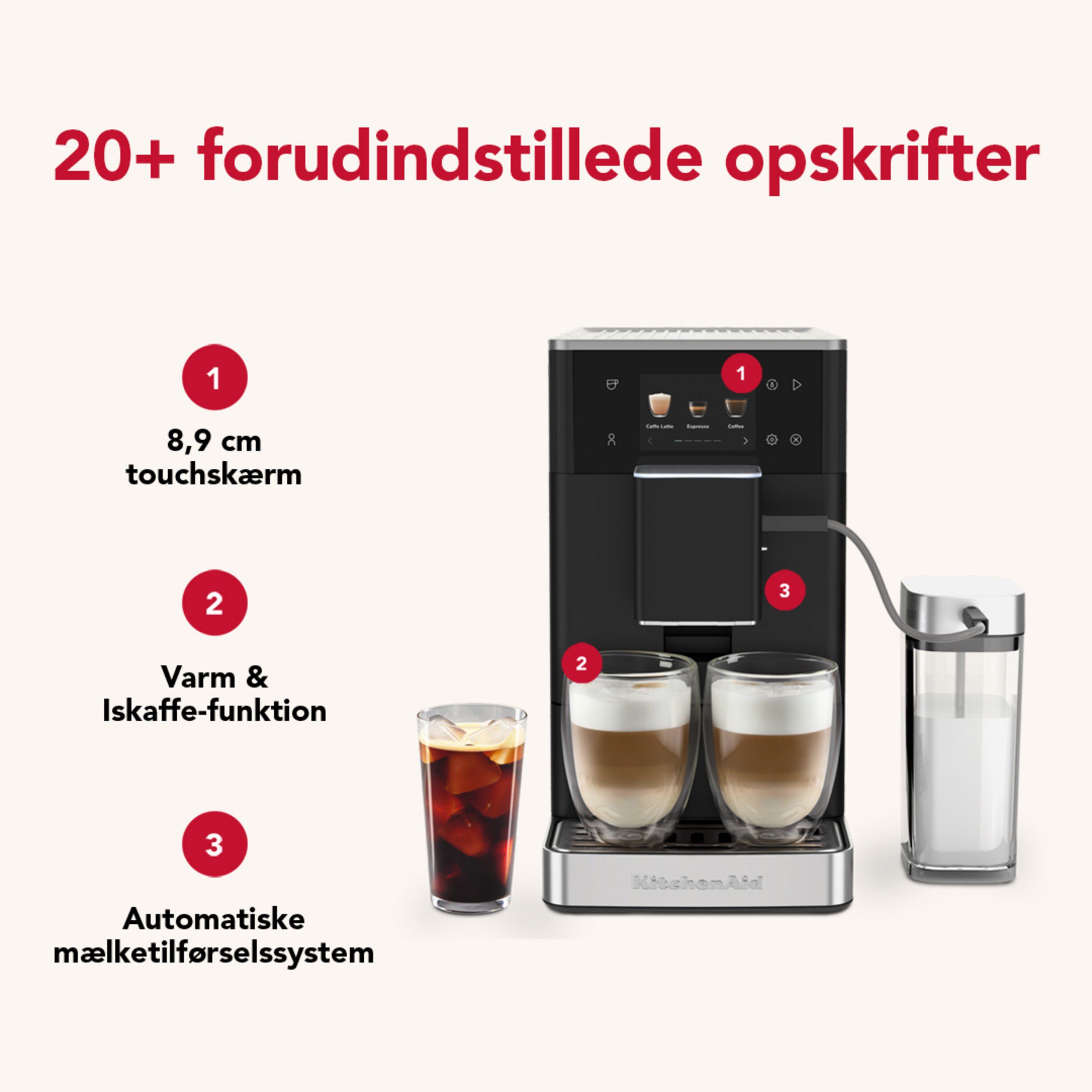 KF4 Fuldautomatisk Espressomaskine - Porcelain