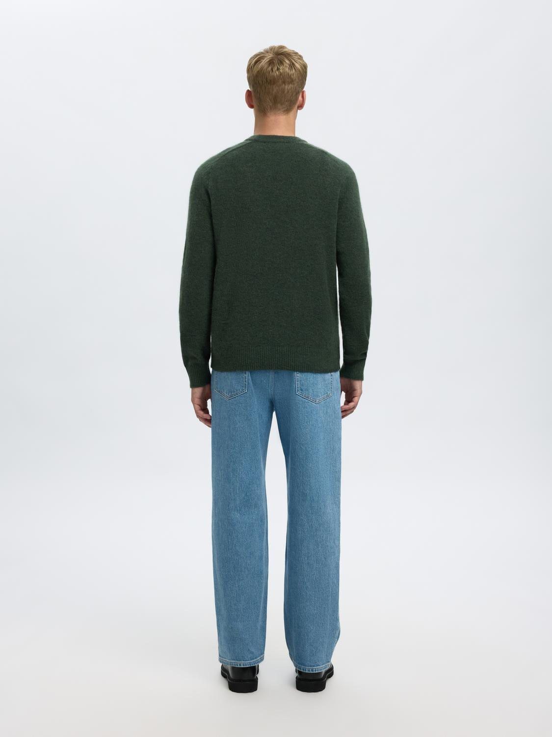 Slhrai Ls Knit Crew Neck Noos