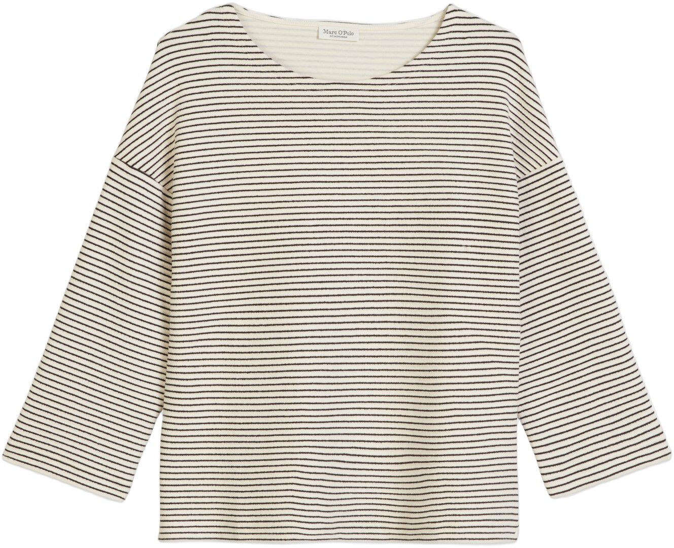 T-shirt, 3 4 sleeve, striped