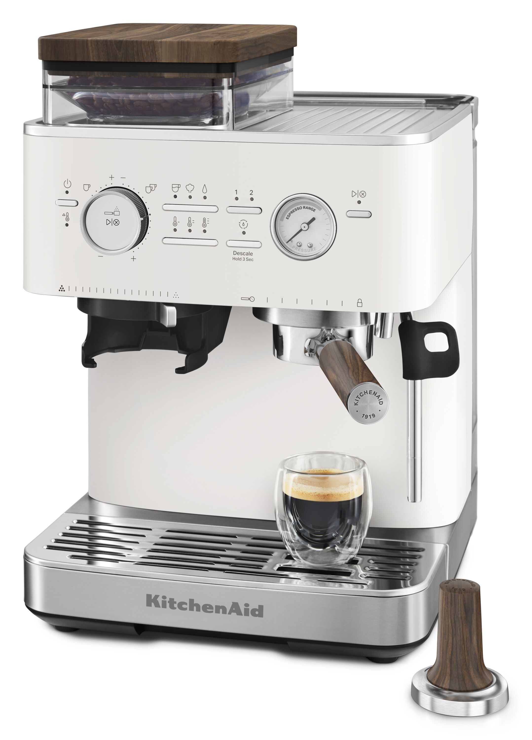 Tilbeh&oslash;rss&aelig;t i valn&oslash;d til semiautomatisk espressomaskine