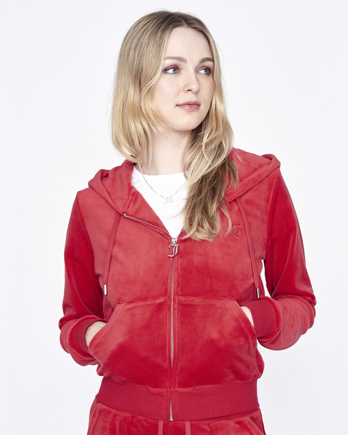 Robertson Classic Velour Zip Trough Hoodie