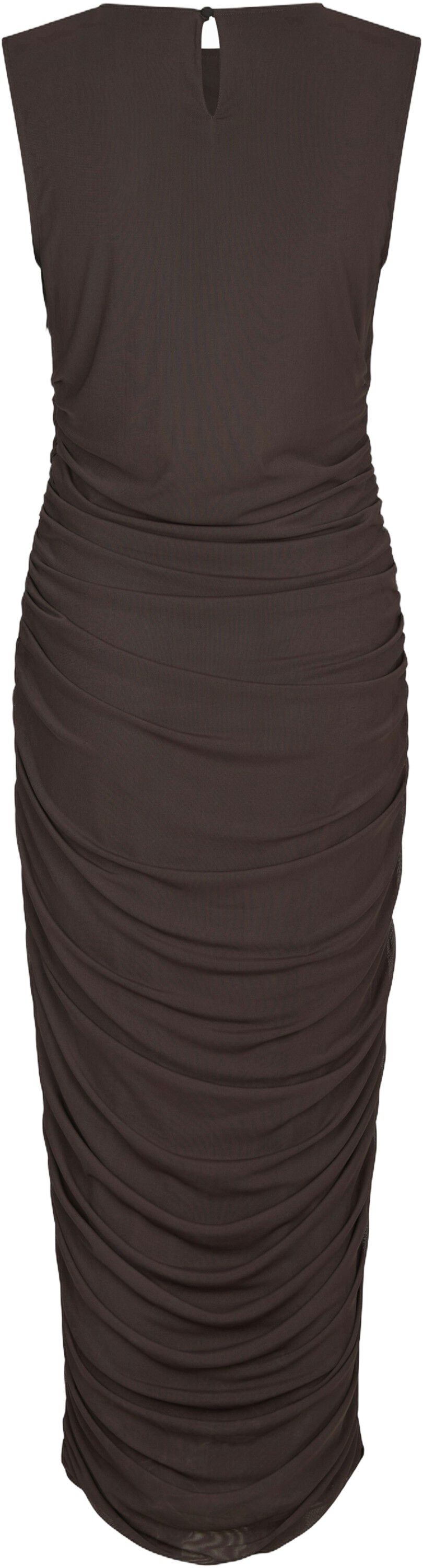 Corilina Solid Mesh Dress