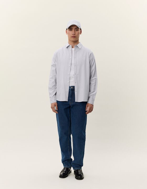 Konrad Melange Striped Shirt