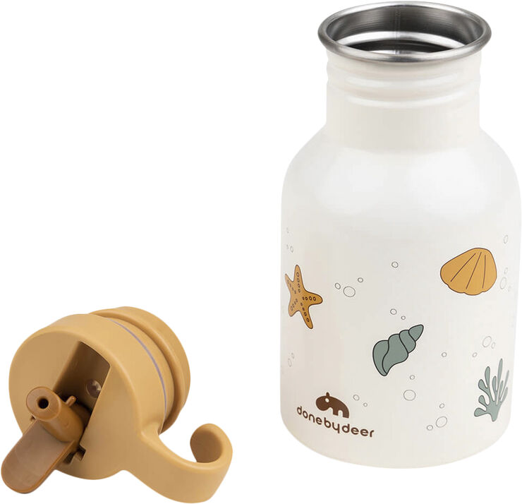 Flaske rustfrit stål Sea friends Beige