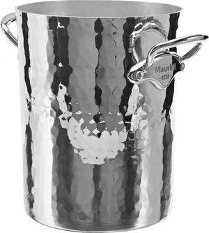 Champagnekylare hög 20 x 21,5 cm Hamrad Aluminium