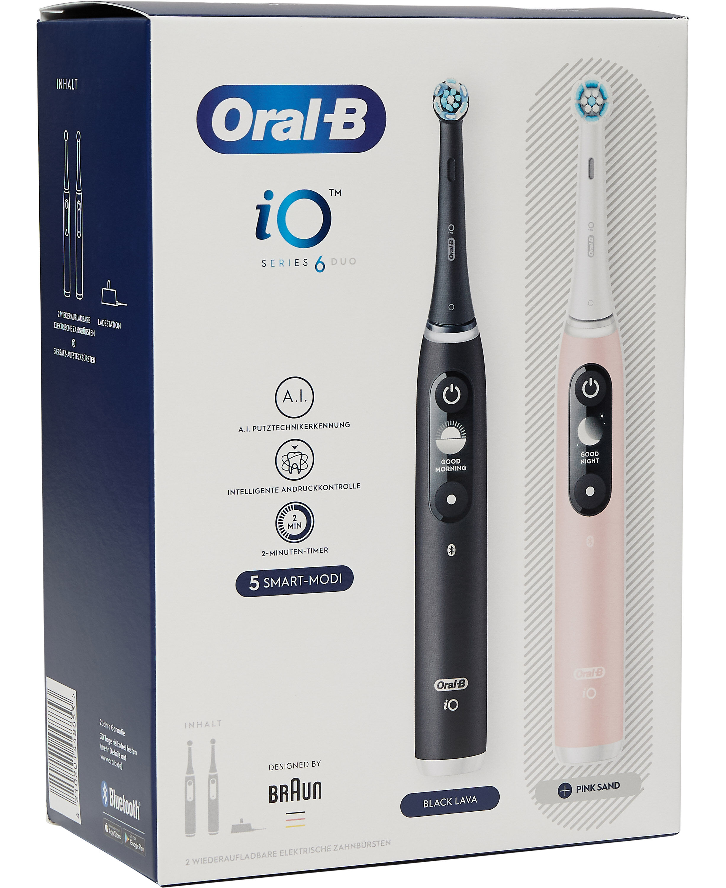 Oral-B iO Series 6 Black Lava/Pink DUO