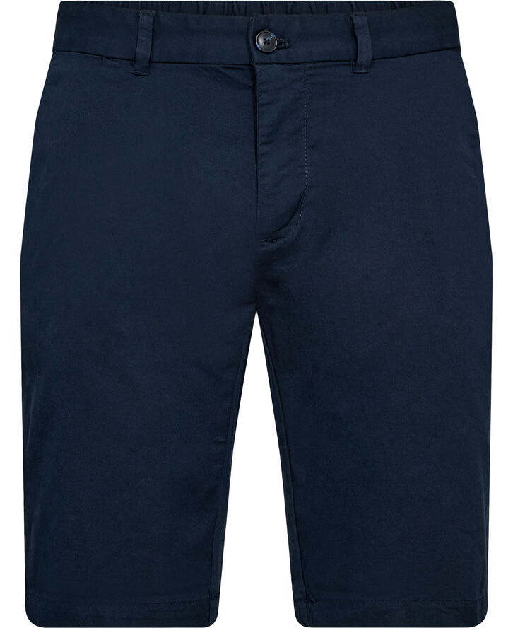 Straight cotton Bermuda shorts