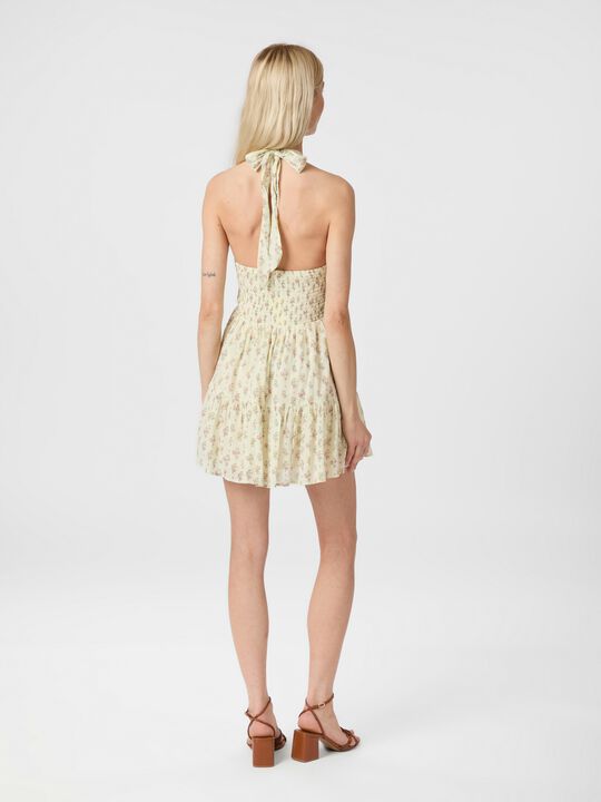 Magda Fine Print Dress