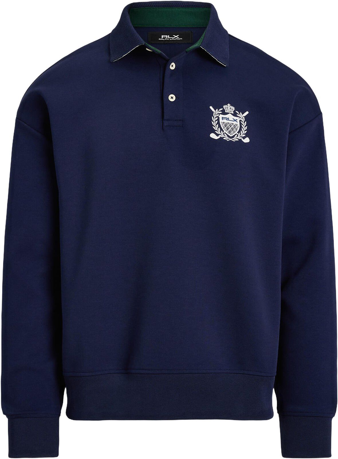 Relaxed Fit Crest Double-Knit Sweatshirt