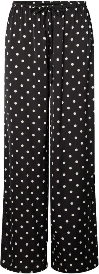 PCJYTTA MW STRAIGHT SATIN PANTS WVN
