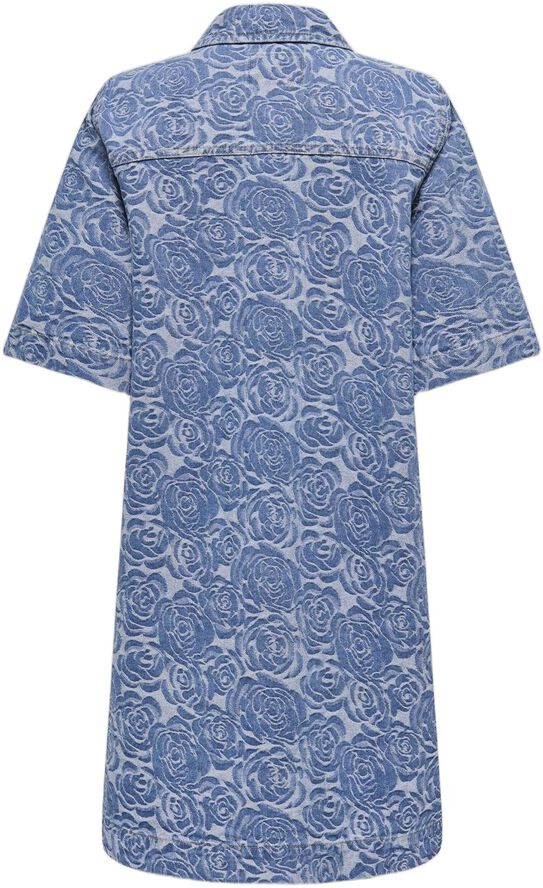 ONLBELLE S/S FLOWER BUTTO DRESS DNM