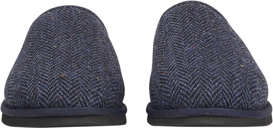 DARWIN WOOL - OPEN WOOL SLIPPERS WITH SHEARLING LINING