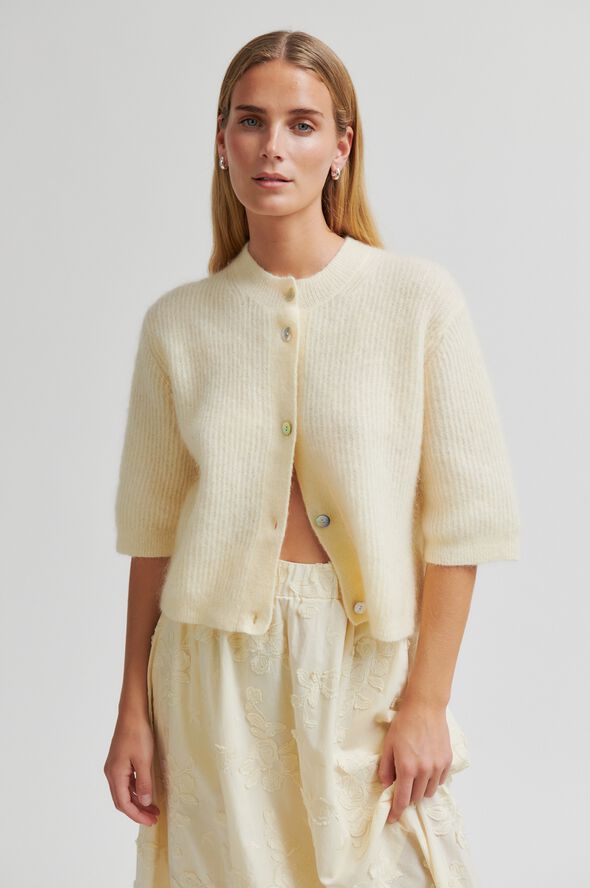 Andrea Knit Rib Cardigan