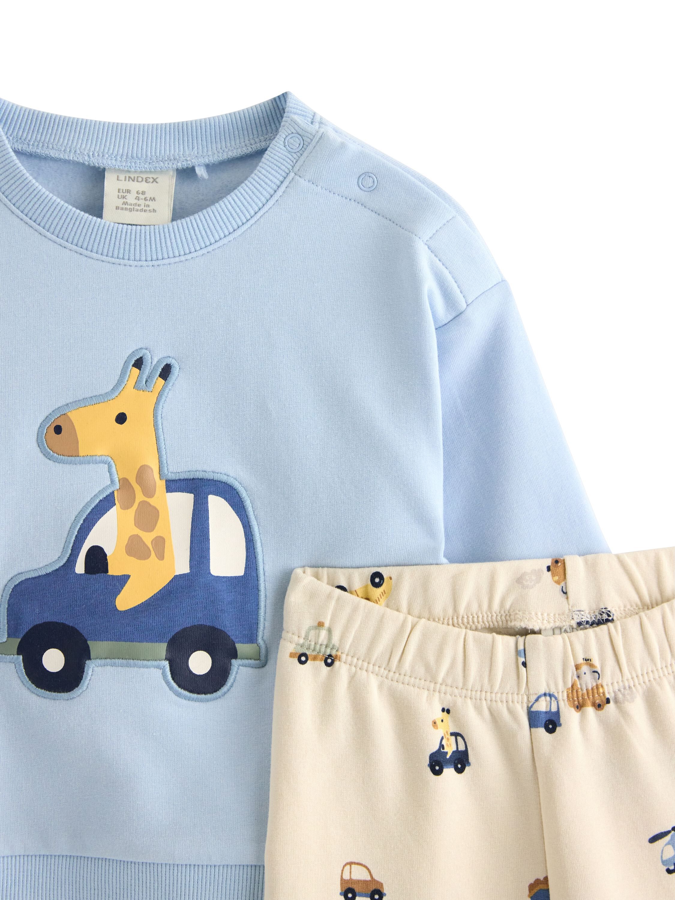 2-piece set in soft jersey with a s