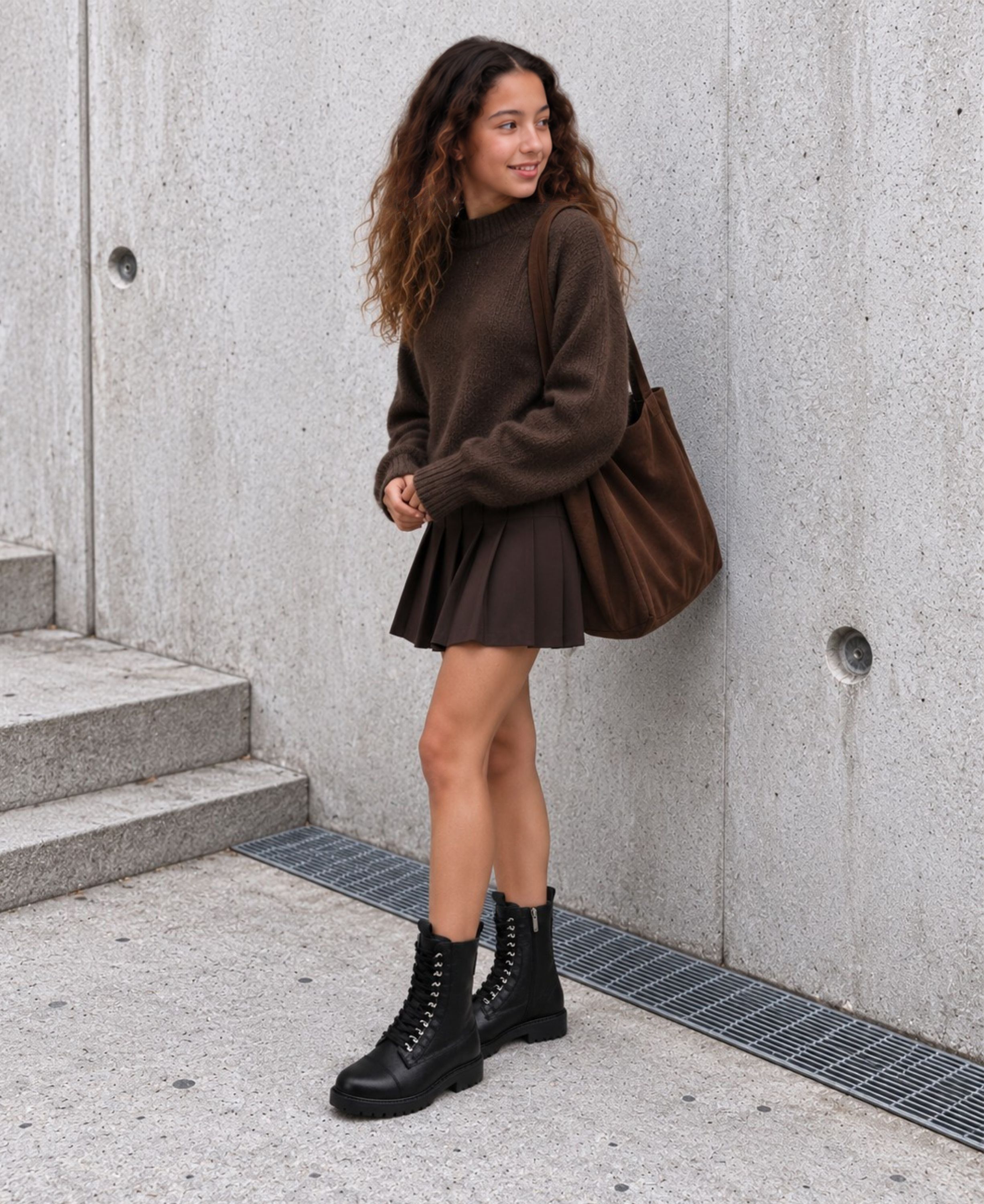 JULIET LEATHER/FUR GIRLS WINTER